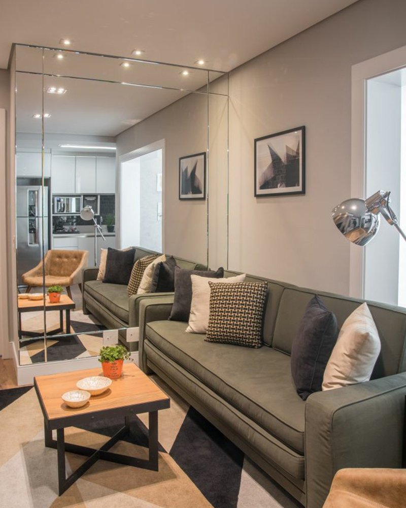 Amplitude, cor e ideias econômicas no apartamento de 85 m²